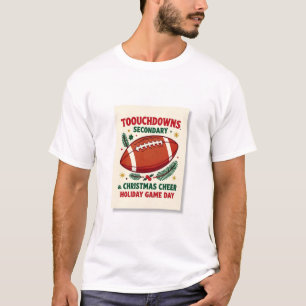 Camiseta Futebol de Natal – Touchdowns e Alegria Natalina