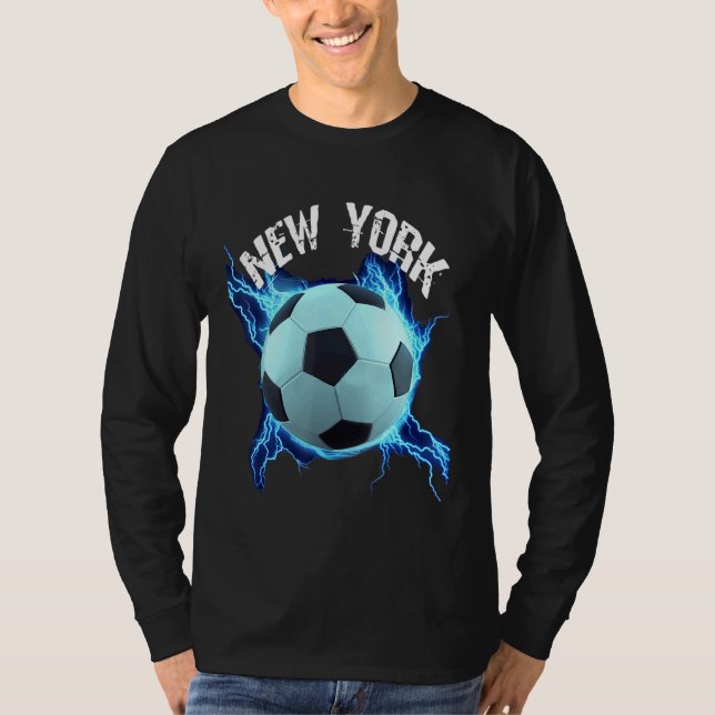 Camiseta Futebol de Nova Iorque (Frente)