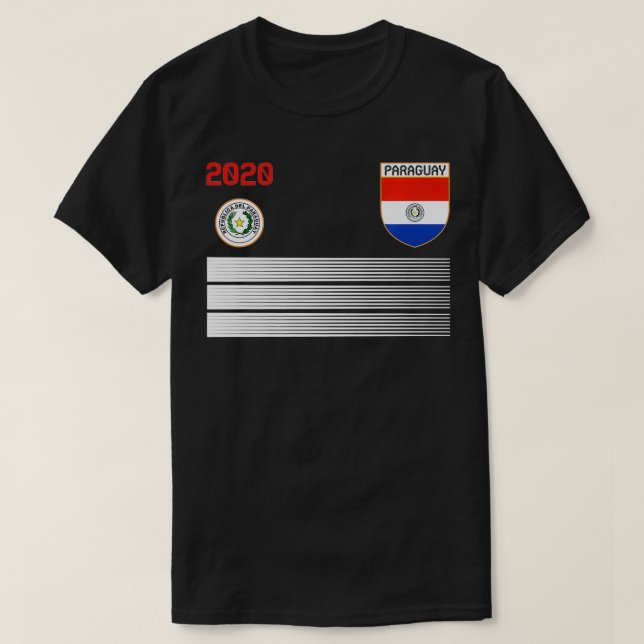 Camiseta Futebol de Paraguai 2020 Futebol de Paraguai Prem (Frente do Design)