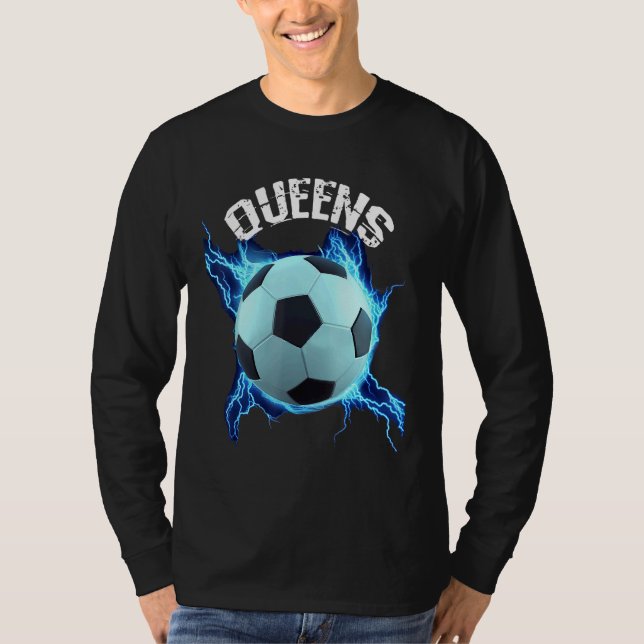 Camiseta Futebol de Queens em Nova York (Frente)