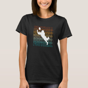 Camiseta Futebol de receptor amplo com sinalizador american