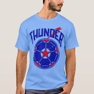 Camiseta Futebol de San Antonio Thunder Vintage em 1975