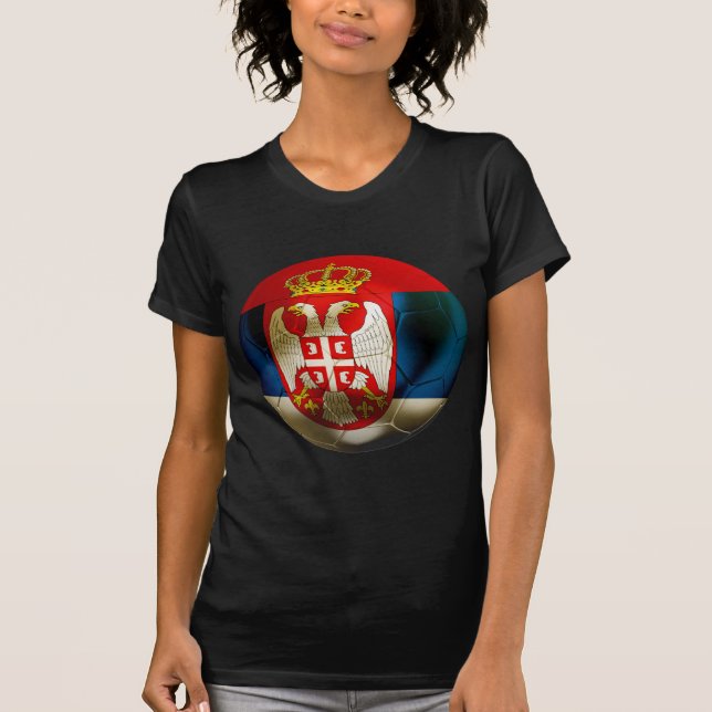 Camiseta Futebol de Serbia (Frente)