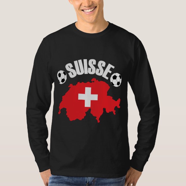Camiseta Futebol de Suiça Suisse (Frente)