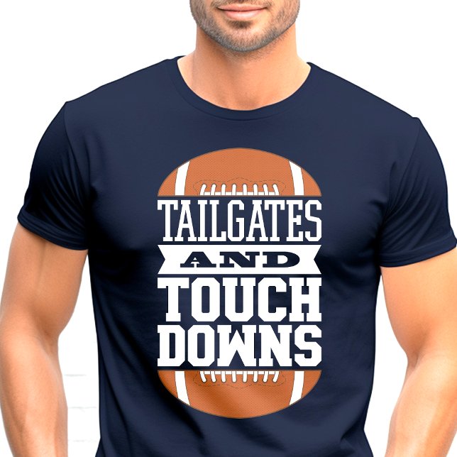 Camiseta Futebol de Tailgates e Touchdowns (Criador carregado)