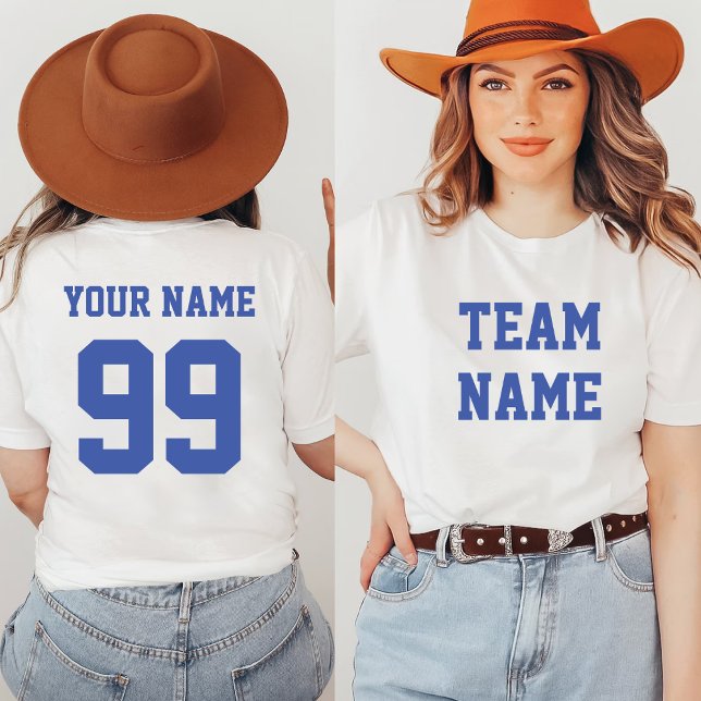 Camiseta Futebol desportivo Equipe de beisebol Número de fr (Criador carregado)