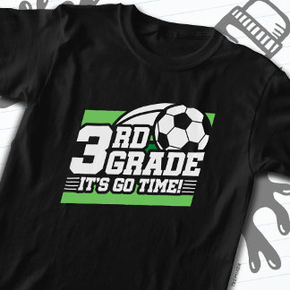 Camiseta Futebol do 3º ano futebol 1º dia de volta à escola