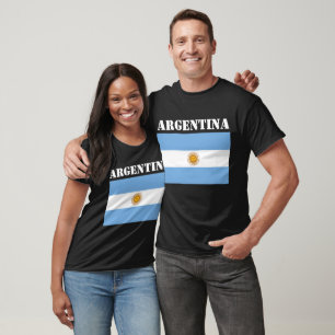 Camiseta Futebol do Campeonato da Argentina de Bandeira