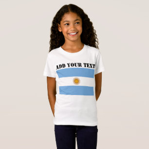 Camiseta Futebol do Campeonato da Argentina de Bandeira