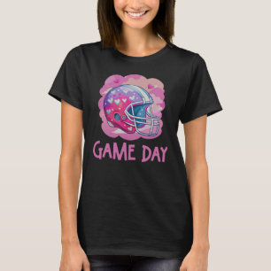 Camiseta Futebol do Dia de Jogo da Garota, Estação de Futeb