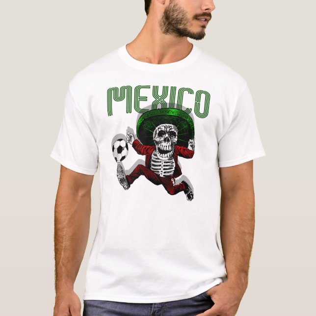 Camiseta Futebol do EL do futebol de México tri além dos (Frente)