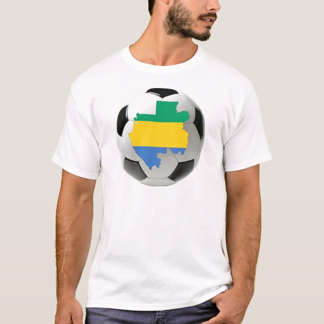 Camiseta Futebol do futebol de Gabon (Frente)