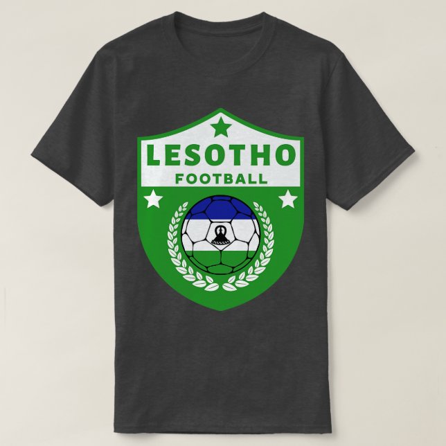 Camiseta Futebol do Lesoto (Frente do Design)