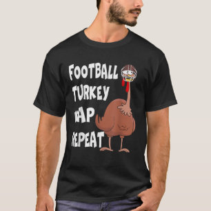 Camiseta Futebol do Modo banquete e Turquia Nap Repete Graç