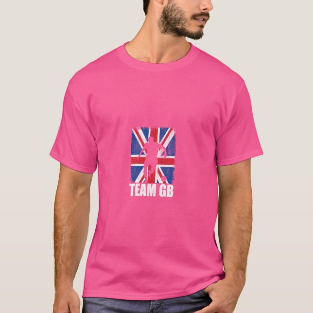 Camiseta Futebol do Team Gb Vintage (Frente)