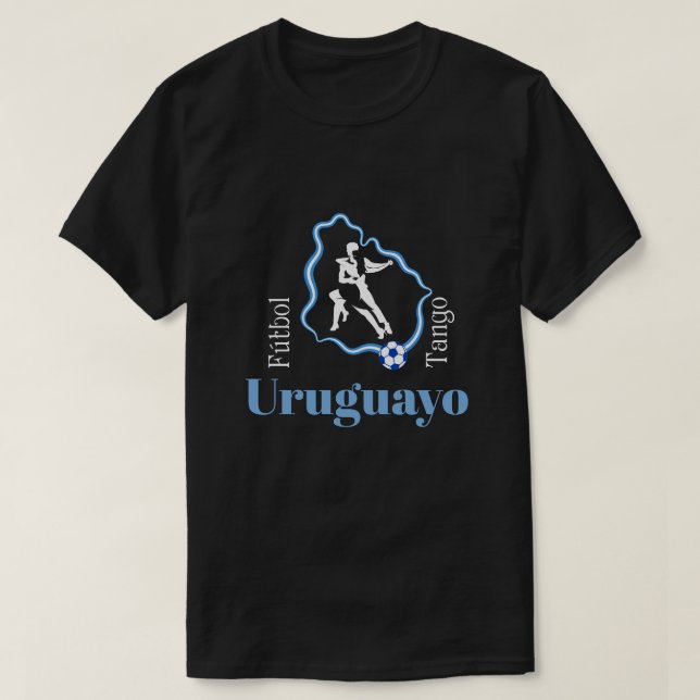 Camiseta Futebol do Uruguai (Frente do Design)