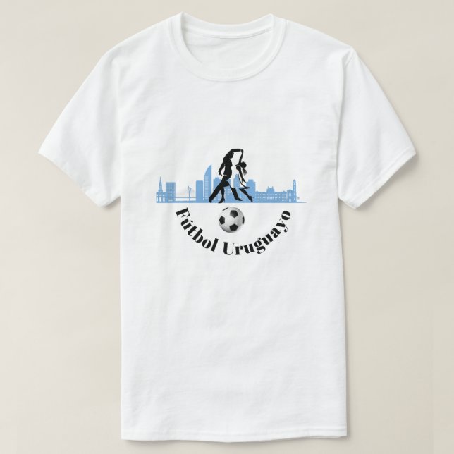 Camiseta Futebol do Uruguai (Frente do Design)