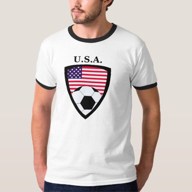 Camiseta Futebol dos EUA (Frente)