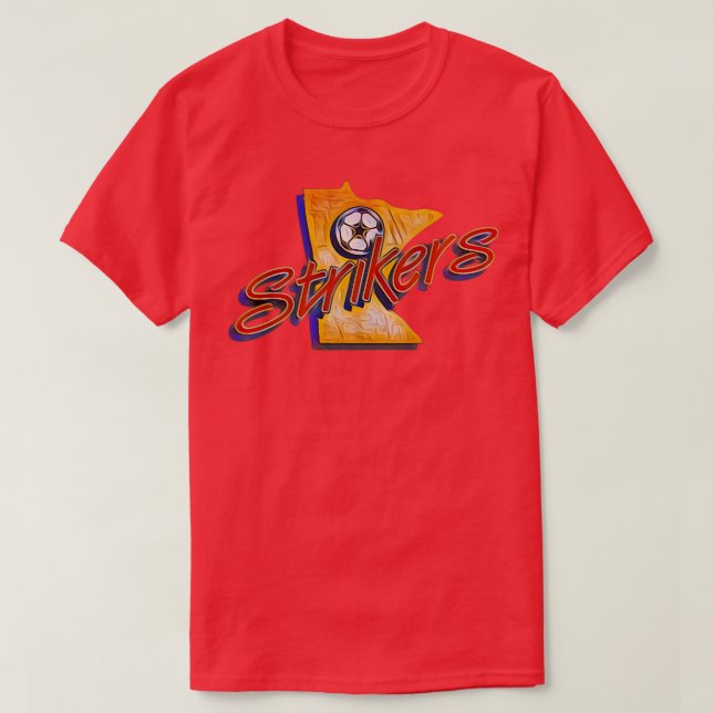 Camiseta Futebol dos Strikers do Minnesota (Frente do Design)