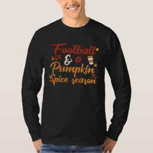 Camiseta Futebol E Abóbora Temporada De Tempero Abóbora Rec