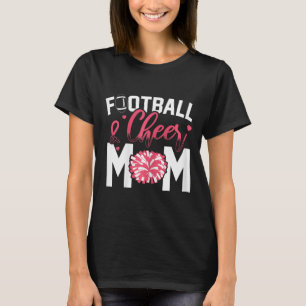 Camiseta Futebol E Comemoração Mãe Cheerleading Mãe Futebol