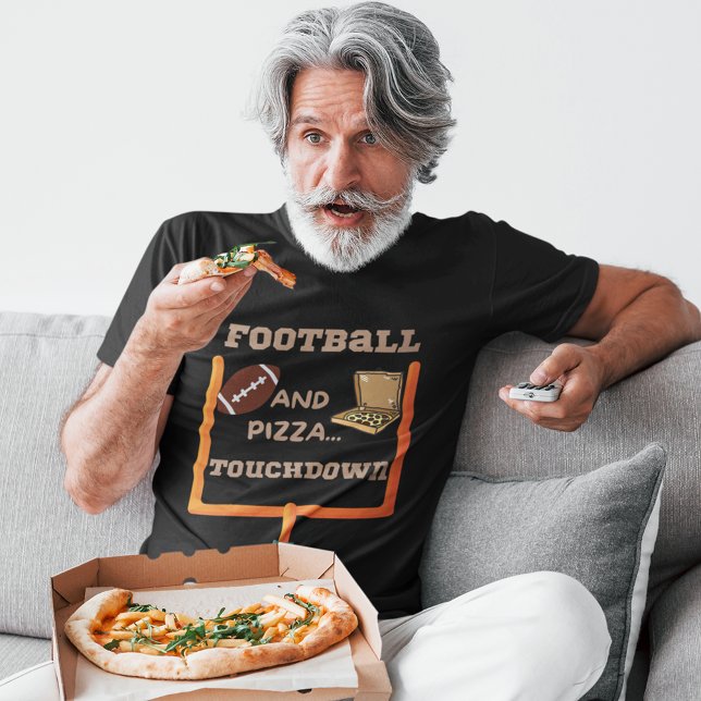 Camiseta Futebol e pizza (Football and pizza t shirts for men)