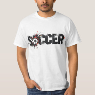 Camiseta Futebol É Vida – Design de Tipografia de Futebol M