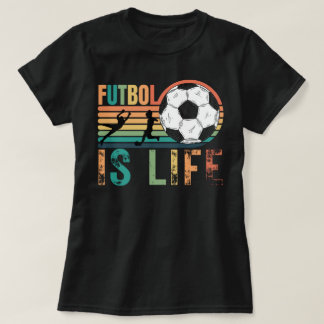 Camiseta Futebol é vida, futebol feminino Mãe
