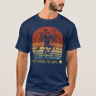 Camiseta Futebol É Vida Futebolista de Futebol Antigo Espor