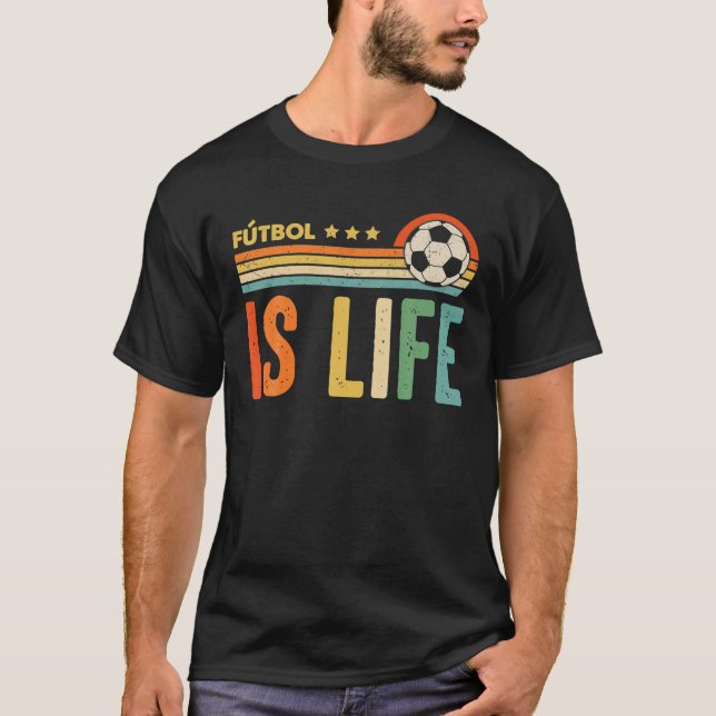 Camiseta Futebol É Vintagem De Futebol Da Vida (Frente)
