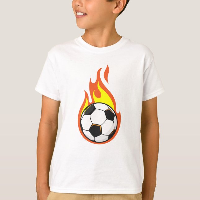 Camiseta Futebol em Chamas (Frente)