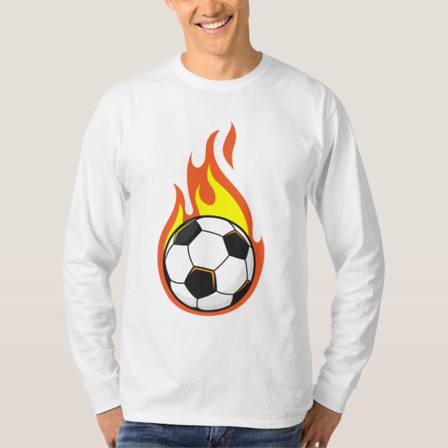 Camiseta Futebol em Fogo (Frente)