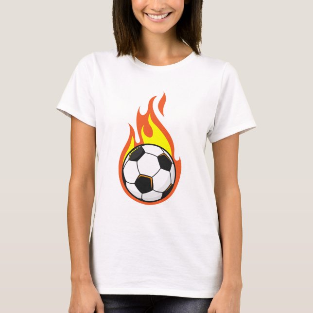 Camiseta Futebol em Fogo (Frente)