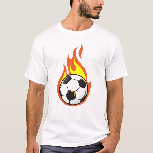 Camiseta Futebol em Fogo (Frente)