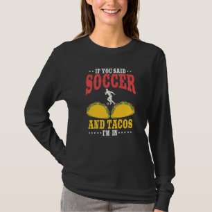 Camiseta Futebol Engraçado E Jogador De Futebol Design Taco