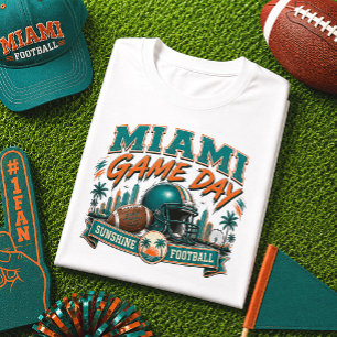 Camiseta Futebol Ensolarado no Dia de Jogo de Miami
