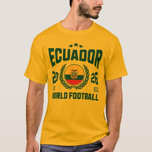 Camiseta Futebol Equador 2026 (Frente)