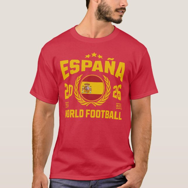 Camiseta Futebol Espanha 2026 (Frente)
