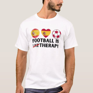 Camiseta Futebol espanha é como terapia