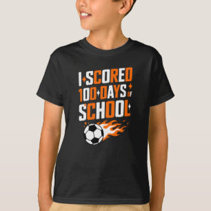 Camiseta Futebol Eu Completei 100 Dias De Escola