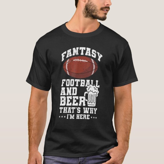 Camiseta Futebol Fantástico E Legendas De Cerveja (Frente)