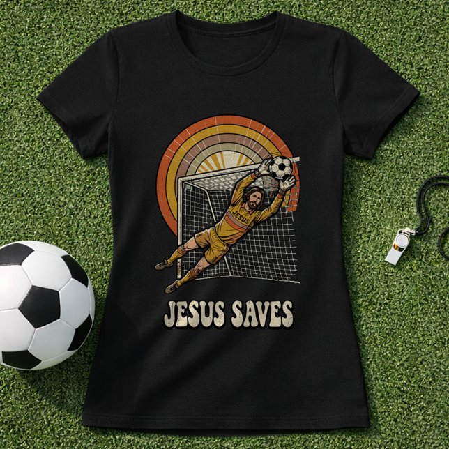 Camiseta Futebol Fé Cristã Goleiro (Criador carregado)