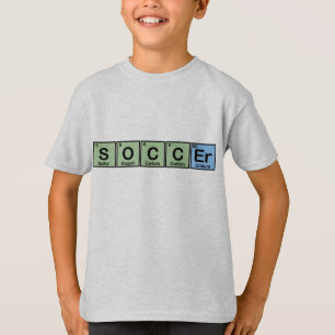 Camiseta Futebol feito de Elementos