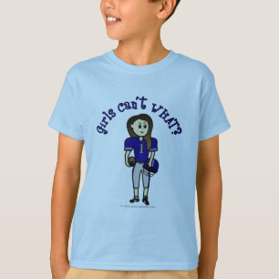 Camiseta Futebol feminino azul claro
