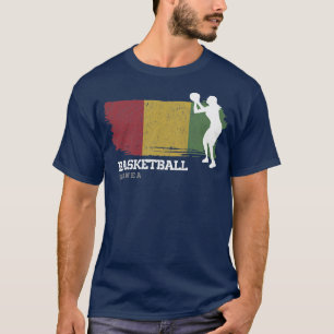 Camiseta Futebol feminino de basquete da Guiné