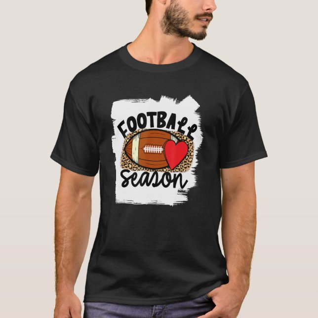 Camiseta Futebol feminino Estação Leopard Patterno Foo (Frente)