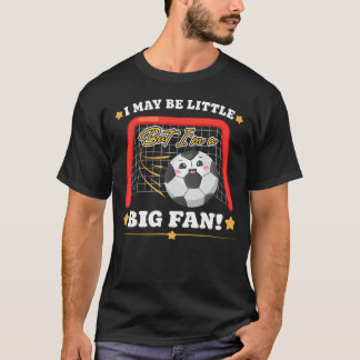 Camiseta Futebol Fofo Eu Posso Ser Pequeno Mas Sou Um Grand