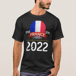 Camiseta Futebol Francês Com Anos De Taça Para Futebol Fran