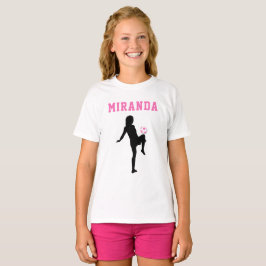 Camiseta Futebol Futebol Meninas Time Jogador Personalizado