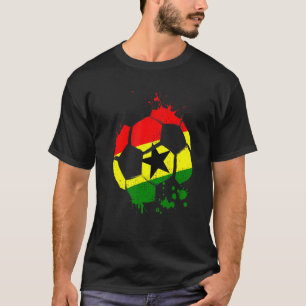 Camiseta Futebol Gana - Gráfico Gana - Bandeiras